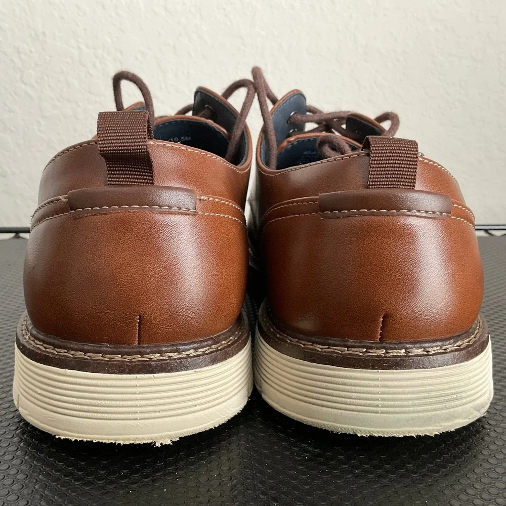 Dockers Easedale Brown Mens Oxford Shoes 10.5M 90-81502 Supreme Comfort Lace Up